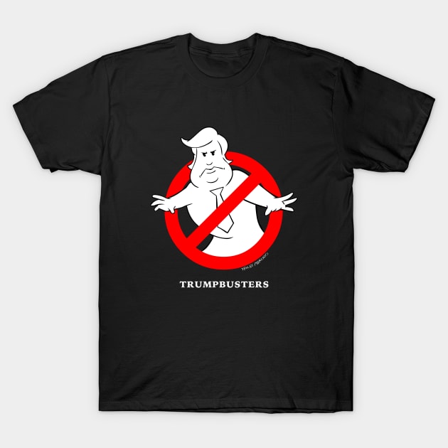 Trumpbusters by SuperMercado T-Shirt by supermercadocomics